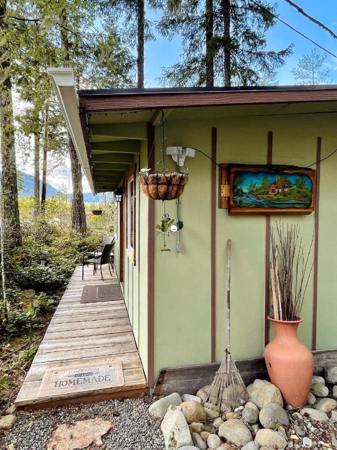 Mt Rainier Little Green Cabin On Big Creek! Ashford Esterno foto