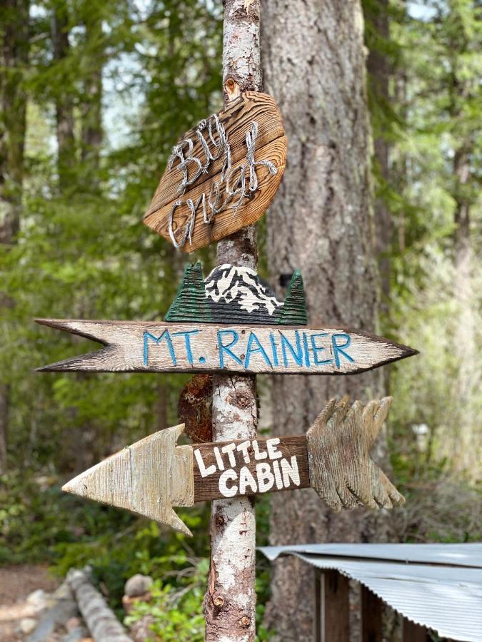 Mt Rainier Little Green Cabin On Big Creek! Ashford Esterno foto