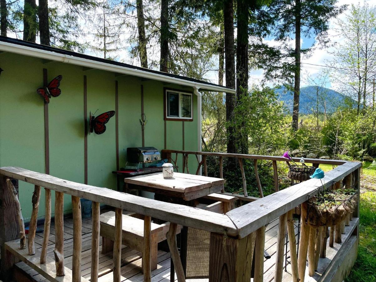 Mt Rainier Little Green Cabin On Big Creek! Ashford Esterno foto