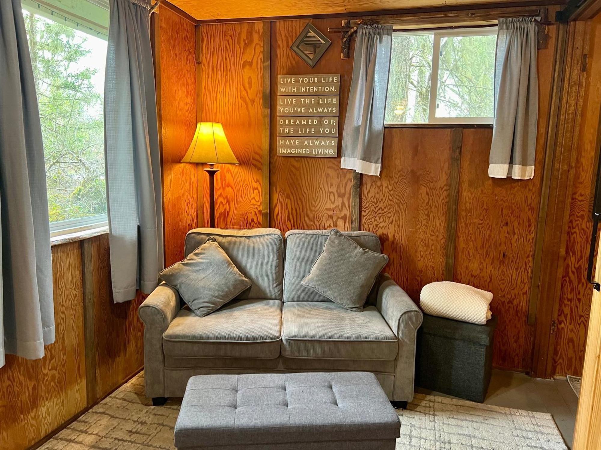 Mt Rainier Little Green Cabin On Big Creek! Ashford Esterno foto