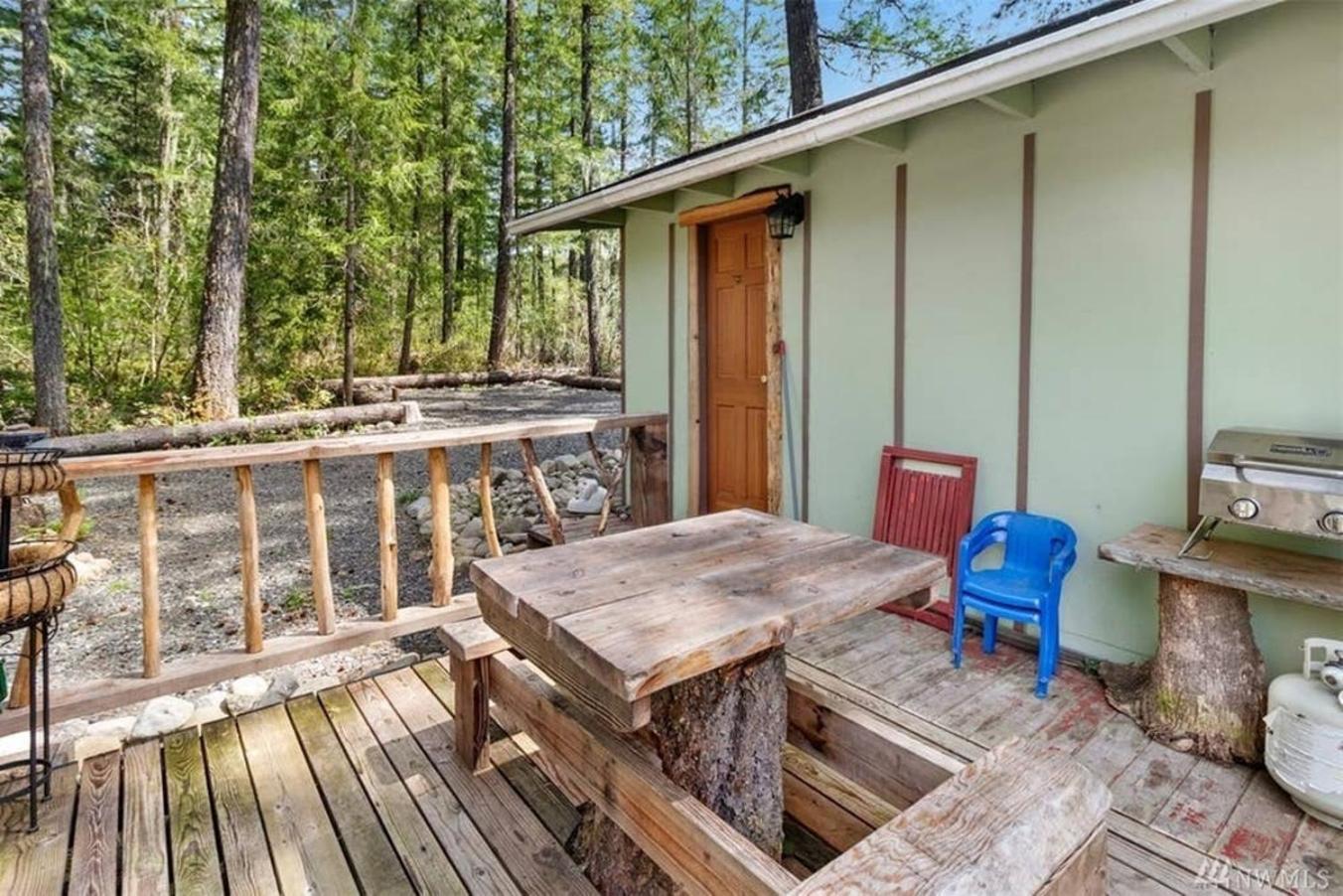 Mt Rainier Little Green Cabin On Big Creek! Ashford Esterno foto