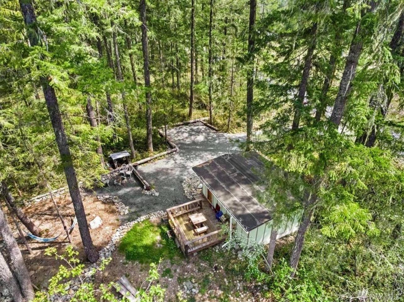 Mt Rainier Little Green Cabin On Big Creek! Ashford Esterno foto