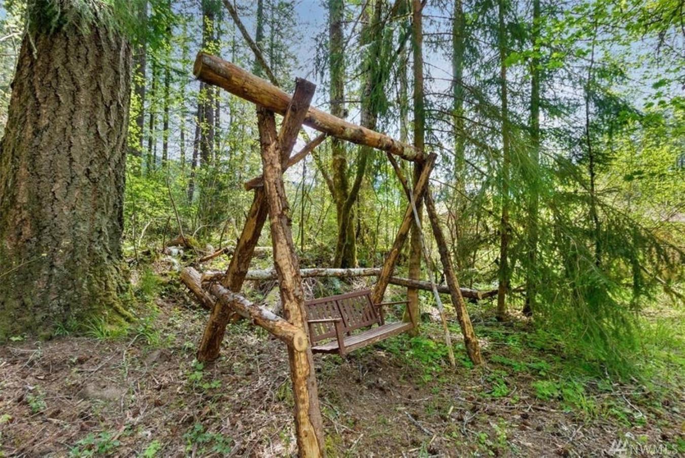 Mt Rainier Little Green Cabin On Big Creek! Ashford Esterno foto