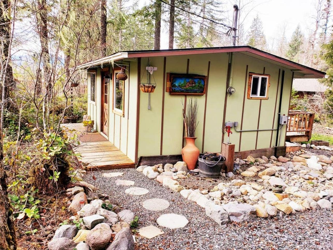 Mt Rainier Little Green Cabin On Big Creek! Ashford Esterno foto